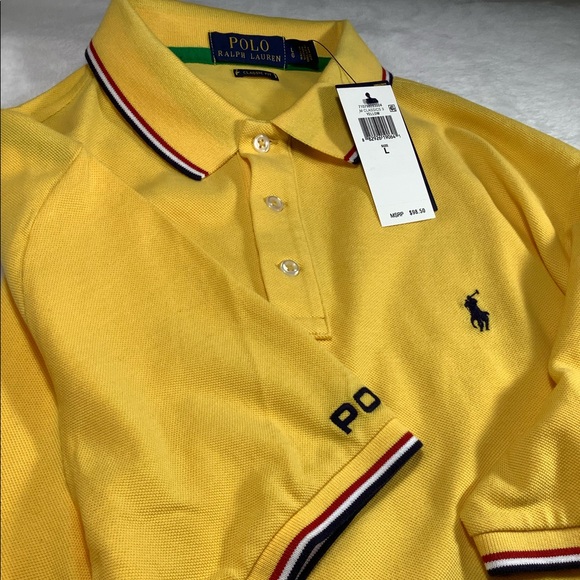 Polo Ralph Lauren Yellow Classic Mesh Spring 2020 - Picture 2 of 5